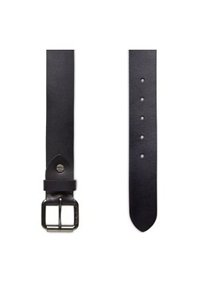 کمربند مشکی مردانه چرم خالص Timberland - کد 63047765