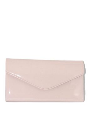 کیف مجلسی صورتی زنانه چرم مصنوعی weem bag - کد 52179217