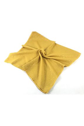 روسری زرد 100 x 100 AYSİM TEKSTİL - کد 68322204