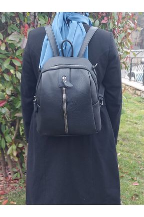 کوله پشتی مشکی زنانه سایز متوسط hbs - کد 94474269