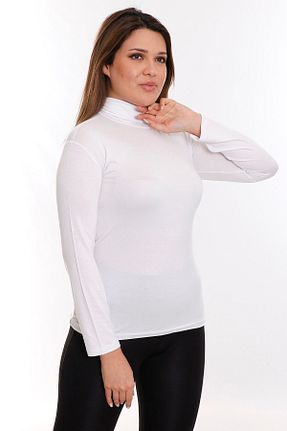 بادی سایز بزرگ سفید زنانه سایز بزرگ DISENTIS MODEST - کد 95195104