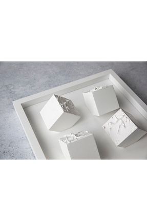 محصول دکوراسیون دیوار سفید چوب Wallibex - کد 331868819