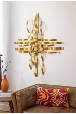 محصول دکوراسیون دیوار طلائی فلزی Wallibex - کد 462849364