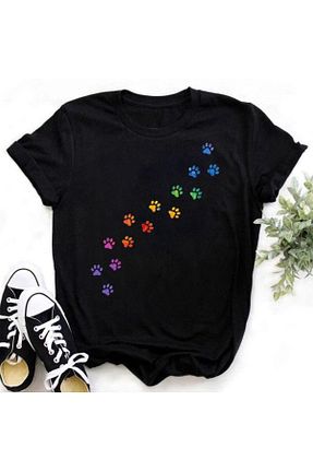 تیشرت مشکی زنانه رگولار GALASHOP - کد 331864638