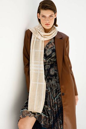 شال قهوه ای زنانه MOHAIR & ANGORA - کد 156577408