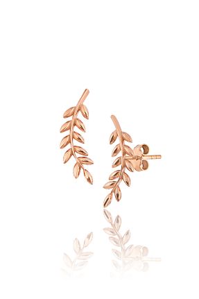 گوشواره نقره صورتی زنانه 925 عیار Zanaatsilver - کد 231760883