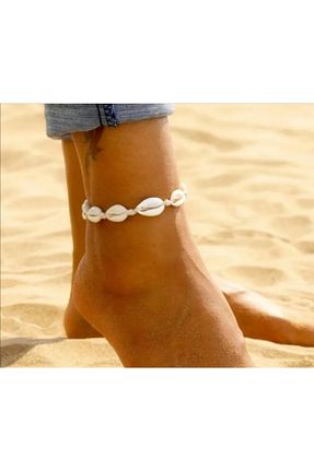 خلخال جواهر بژ زنانه سنگ طبیعی Roe takı aksesuar - کد 314297770