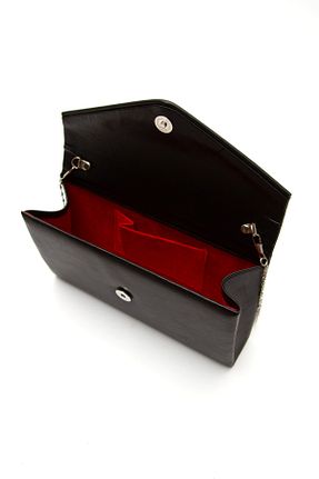 کیف پورتفوی و کلاچ مشکی زنانه چرم مصنوعی Mitto - کد 334045554
