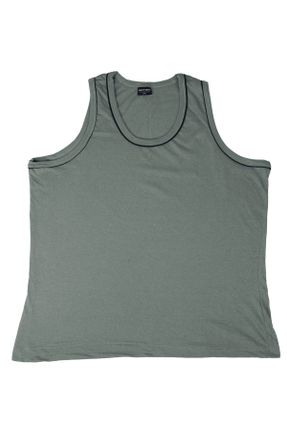 تی شرت خاکی مردانه یقه گرد رگولار تکی کد 334063868