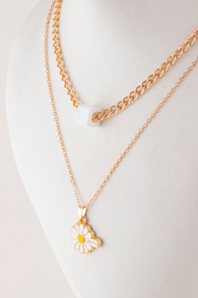 گردنبند جواهر طلائی زنانه کد 332592991