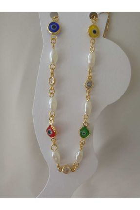 خلخال جواهری طلائی زنانه فولاد ( استیل ) کد 332817700