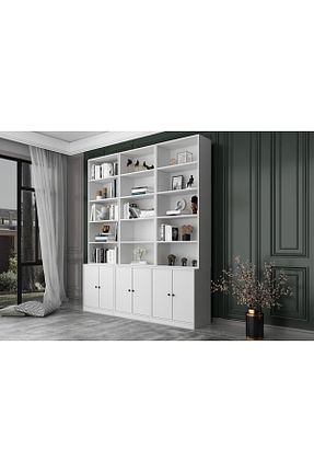قفسه کتاب سفید 232 cm Nettrends - کد 302613409