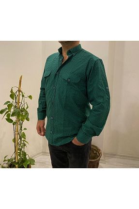پیراهن سبز مردانه رگولار BENESSE - کد 157741109