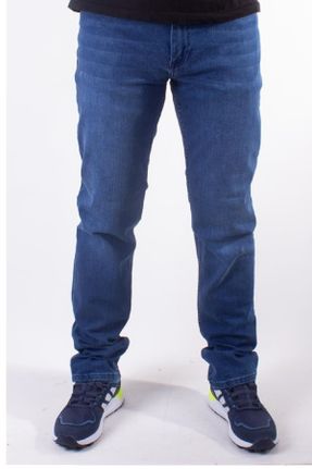 شلوار جین آبی مردانه پاچه رگولار پوشاک ورزشی استاندارد کد 332586026