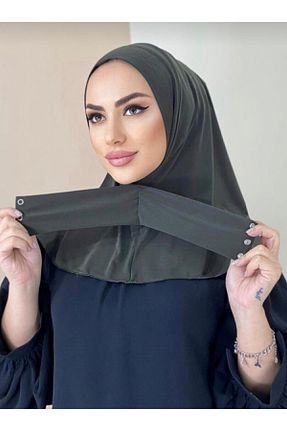 شال خاکی زنانه پلی استر R&S modibone - کد 332595779