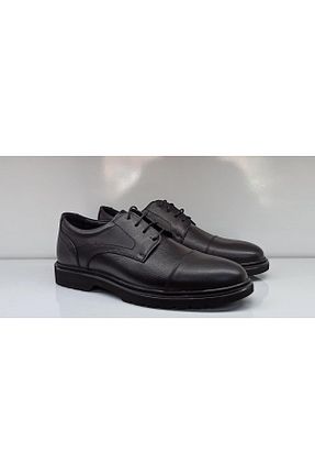 کفش کلاسیک مشکی مردانه چرم خالص KOMCERO - کد 332659323