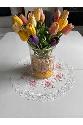 رومیزی سفید پلی استر LİMAY - کد 380601029
