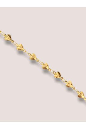 دستبند جواهر طلائی زنانه روکش طلا کد 332775637