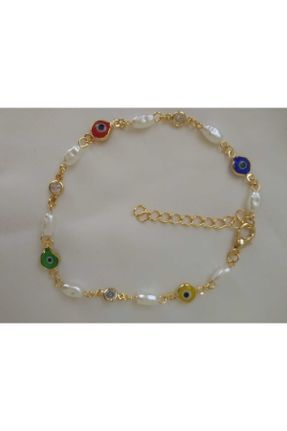 خلخال جواهری طلائی زنانه فولاد ( استیل ) کد 332817700