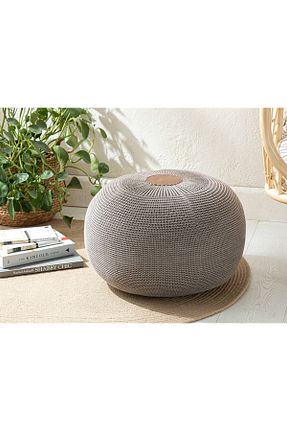پوف و نیمکت قهوه ای پلی استر English Home - کد 333059225