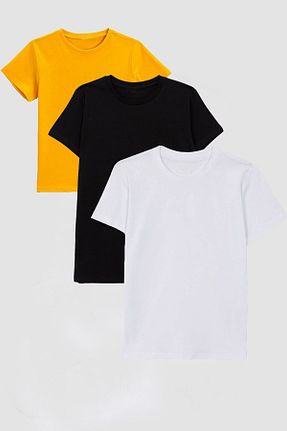 تیشرت زرد بچه گانه Relaxed Çiggo Kids - کد 333101914