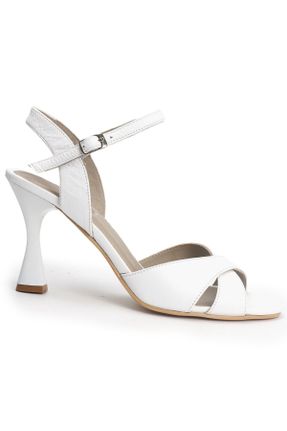کفش پاشنه بلند کلاسیک سفید زنانه پاشنه متوسط ( 5 - 9 cm ) کد 333619814