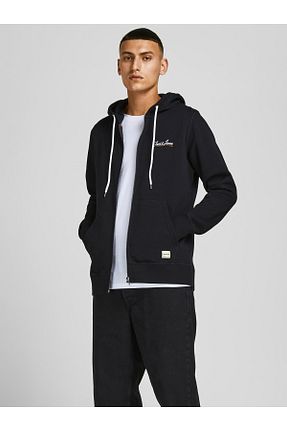 سوئیشرت مشکی مردانه ساده Jack & Jones - کد 333646788