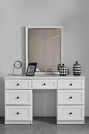 آینه کنسول سفید MDF Eymense - کد 335023184