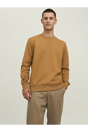 پلیور زرد مردانه ساده Jack & Jones - کد 335102170