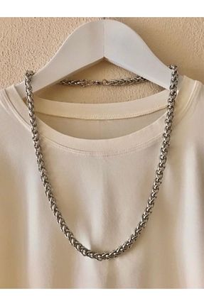 گردنبند استیل ( فولاد ) زنانه استیل ضد زنگ UBUH SHOP - کد 335156683