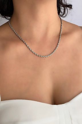 گردنبند استیل ( فولاد ) زنانه استیل ضد زنگ UBUH SHOP - کد 335160770