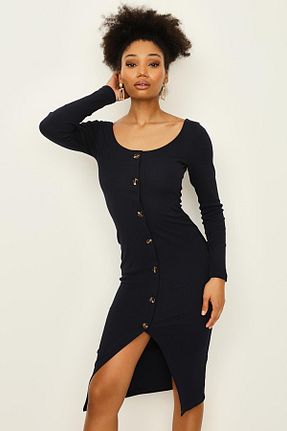 لباس سرمه ای زنانه بافتنی Select Moda - کد 335562211