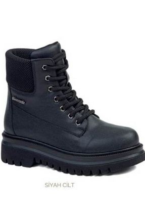 بوت / نیم بوت مشکی زنانه چرم مصنوعی Pierre Cardin - کد 335747270