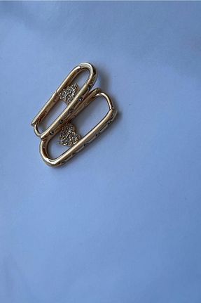 گوشواره جواهر طلائی زیرکن BUNNY - کد 334624090