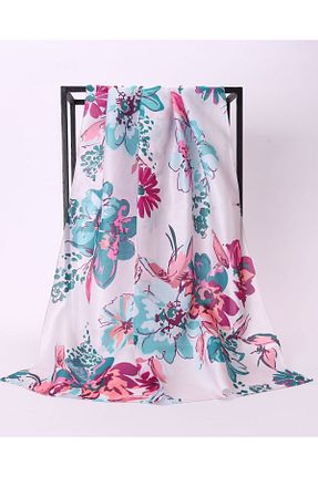 روسری سفید ŞaلیترDesen Silk Home - کد 334644028