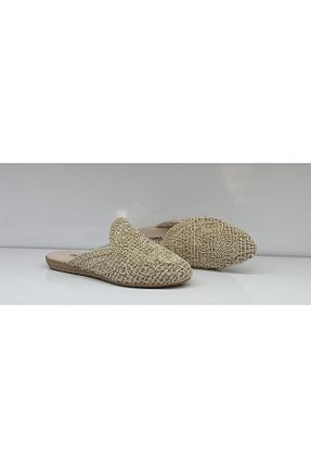 دمپائی بژ زنانه حصیر YILDIZ - کد 335039974