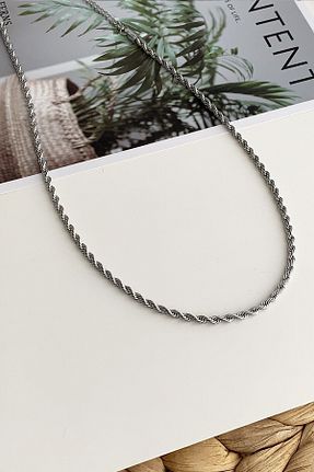 گردنبند استیل ( فولاد ) زنانه استیل ضد زنگ UBUH SHOP - کد 335160770