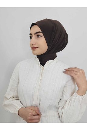 کلاه شنای حجاب قهوه ای زنانه Ayselcehobi - کد 334151264