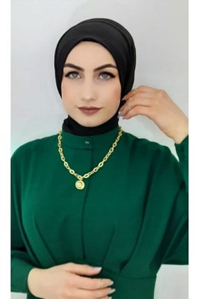 کلاه شنای حجاب مشکی زنانه Ayselcehobi - کد 334155505