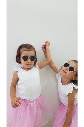 عینک آفتابی سفید بچه گانه پلاریزه DEAGLE - کد 327336408