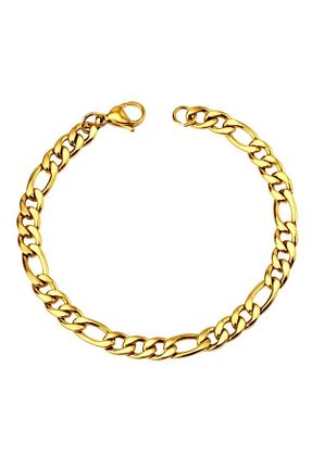 دستبند استیل (فولاد) طلائی زنانه استیل ضد زنگ UBUH SHOP - کد 335174426