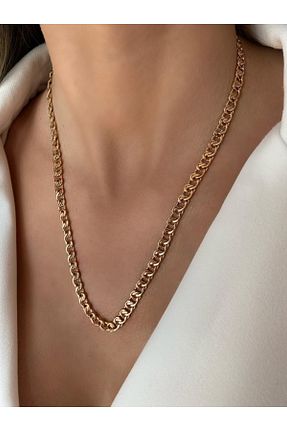 گردنبند استیل ( فولاد ) سفید زنانه استیل ضد زنگ UBUH SHOP - کد 334834905