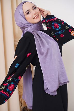 شال بنفش زنانه شیفون Genel Markalar - کد 265563958