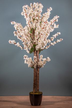 گل خشک و مصنوعی سفید YAPAY ÇİÇEKÇİNİZ - کد 335450543
