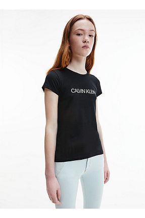 تیشرت مشکی بچه گانه اسلیم فیت Calvin Klein - کد 336299161
