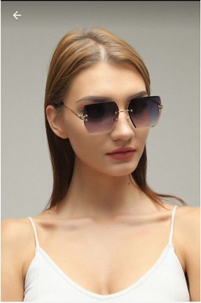 عینک آفتابی مشکی زنانه UV400 gulflower nude - کد 126306839