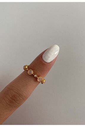انگشتر جواهر زرد زنانه زیرکن ringbox - کد 337130616