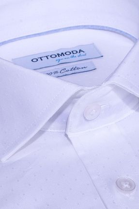 پیراهن سفید مردانه رگولار Ottomoda - کد 128269255