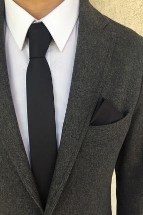 کراوات مشکی مردانه میکروفیبر کد 4069641