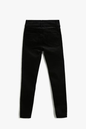 شلوار جین مشکی زنانه پاچه تنگ فاق بلند جین کد 334432725
